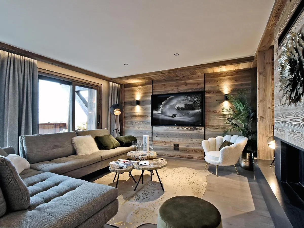 דירה Meribel : Superbe Appartement De 140M², 4 Chambres, Acces Pistes, Cheminee, Wifi, Parking - Fr-1-613-25
